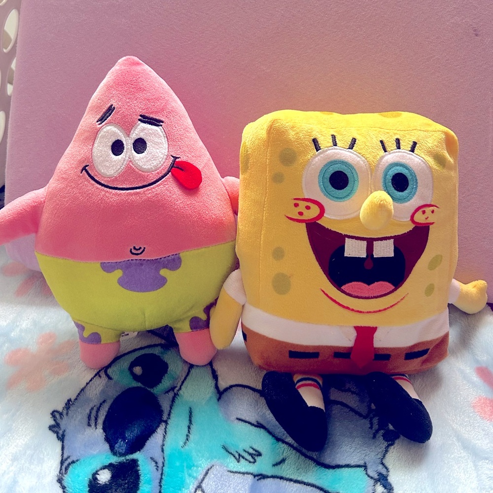 SpongeBob and Patrick plush